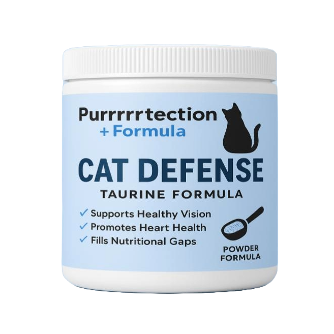 Stop The Silent Deficiency Before you see the signs with the Purrrrtection+ Taurine supplementnt