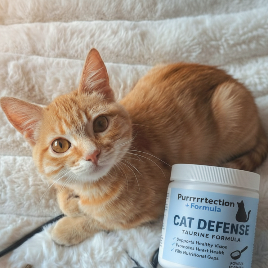 Stop The Silent Deficiency Before you see the signs with the Purrrrtection+ Taurine supplementnt