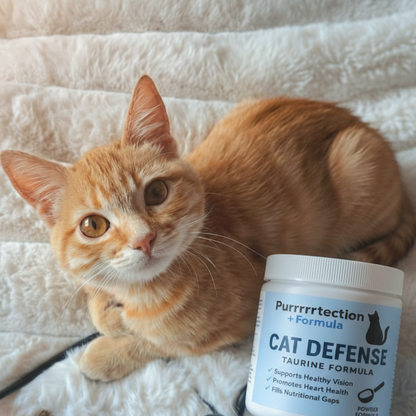 Stop The Silent Deficiency Before you see the signs with the Purrrrtection+ Taurine supplementnt